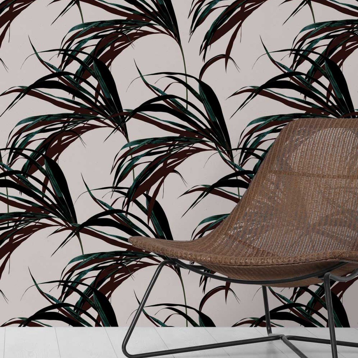 Tapet designer Winter Palm, Green - Feathr, Tapet Exclusivist 