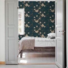 Tapet designer Eastern Secret, Blue - Feathr