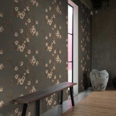 Tapet designer Eastern Secret, Green - Feathr