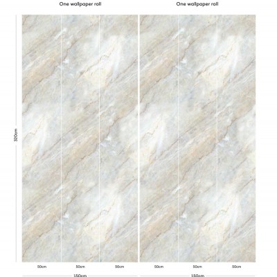 Tapet designer Parthenon (Warm Marble) - Feathr, Tapet Exclusivist 