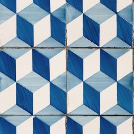 Tapet designer Lisbon (Portuguese Tile) - Feathr