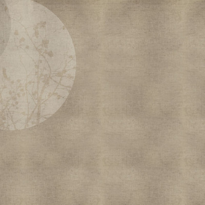 Tapet cu design floral bej, stil zen