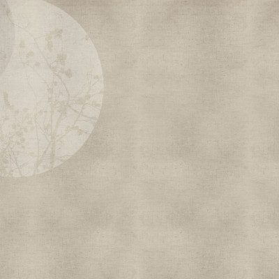 Tapet floral bej cu design delicat
