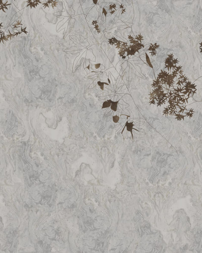 Tapet și Fototapet Glamora GLM-GLX762. Conține culorile: Gri, Gri Agat, Maro, Maro Sepia, Verde, Verde Monoton