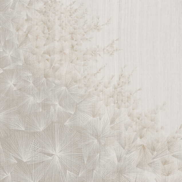 Tapet floral elegant într-un interior modern
