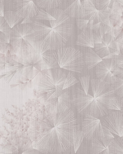 Fototapet floral cu design delicat in tonuri pastelate
