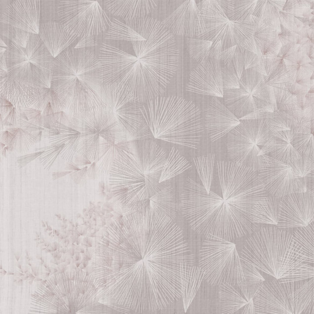 Fototapet floral cu design delicat in tonuri pastelate