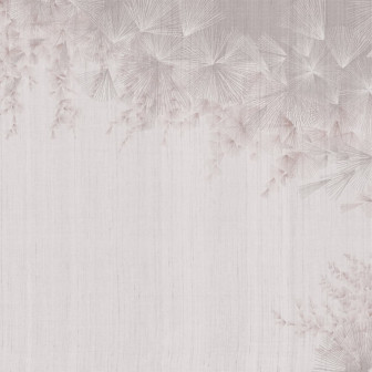 Fototapet floral cu design delicat in tonuri pastelate