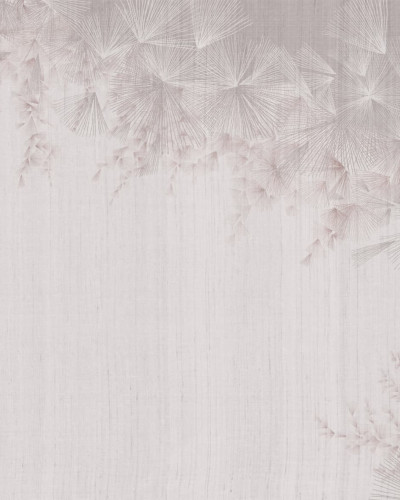 Fototapet floral cu design delicat in tonuri pastelate