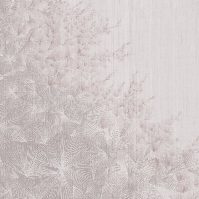 Fototapet floral cu design delicat in tonuri pastelate