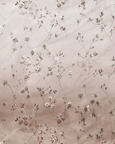 Tapet floral elegant cu flori delicate