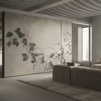 Fototapet floral cu design elegant