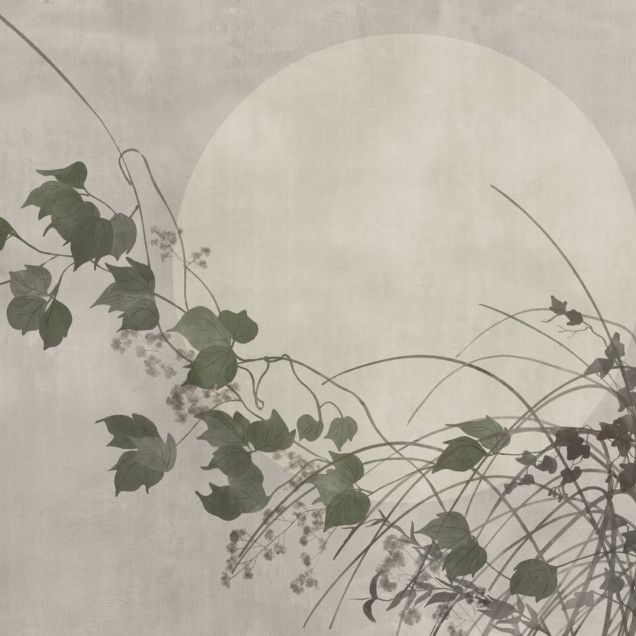 Fototapet floral cu design elegant