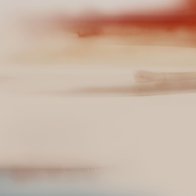 Fototapet abstract în tonuri calde de bej, teracota și albastru