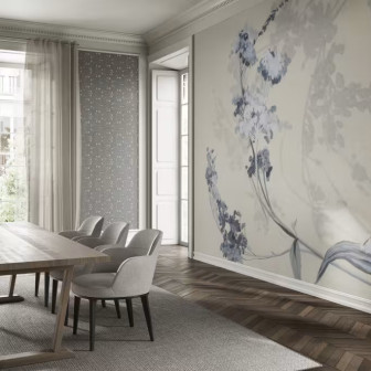 Tapet floral elegant cu design delicat