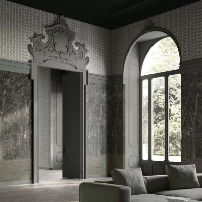 Fototapet elegant cu model clasic în interior modern