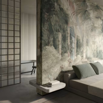 Fototapet cu peisaj pictural, design elegant