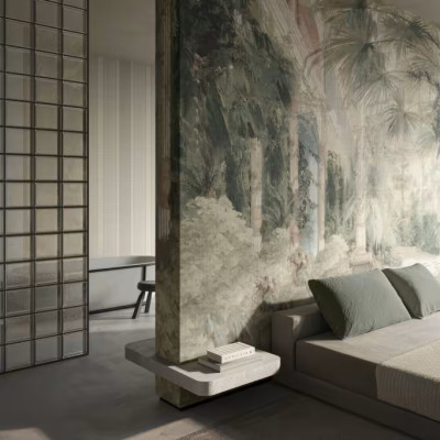 Fototapet cu peisaj pictural, design elegant