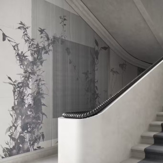 Tapet cu design vegetal elegant pentru interior