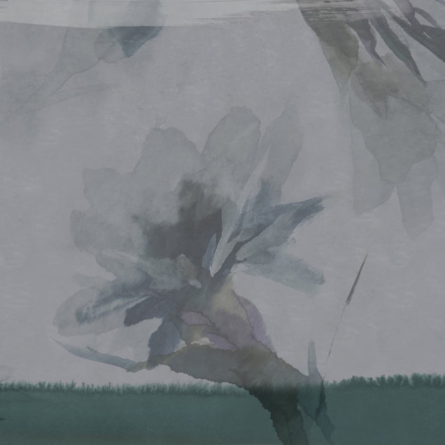 Fototapet cu design floral subtil