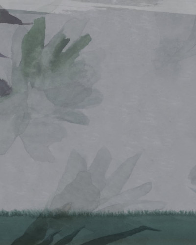 Fototapet cu design floral subtil