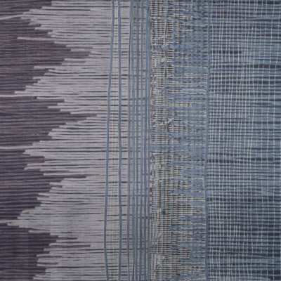 Tapet cu model textil în nuanțe de gri și albastru