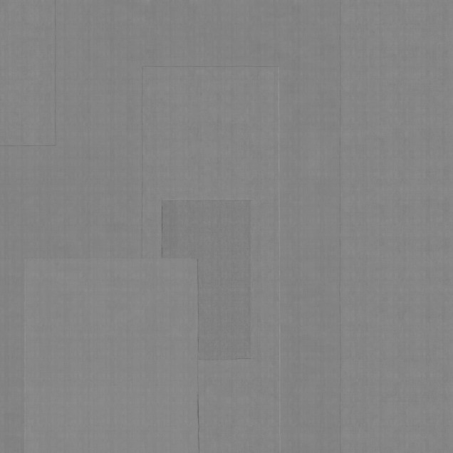 Tapet cu un design geometric modern, în nuanțe de gri, cu forme dreptunghiulare suprapuse.