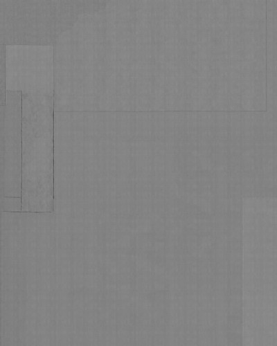 Tapet cu un design geometric modern, în nuanțe de gri, cu forme dreptunghiulare suprapuse.
