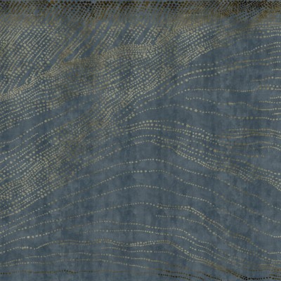 Wallpaper Stardust Variant 3 cu un design modern, cu motive aurii delicate pe un fundal albastru închis