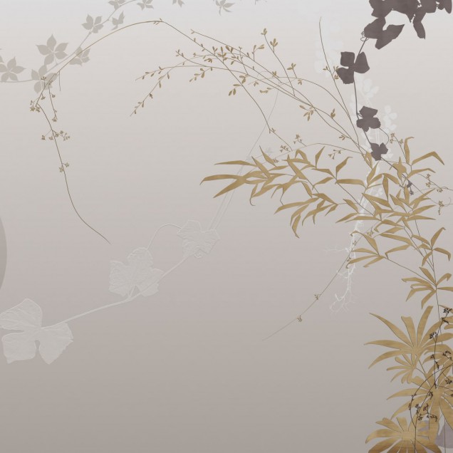 Tapet Dolores cu design floral minimalist