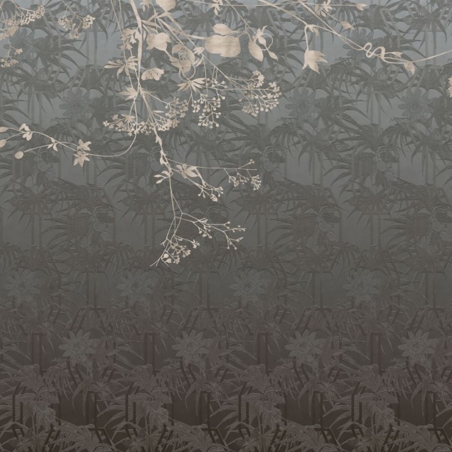 Wallpaper Louise, cu un design minimalist, in nuante de gri si textura bogata.