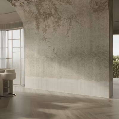Marguerite tapet cu design modern si nuante delicate de gri