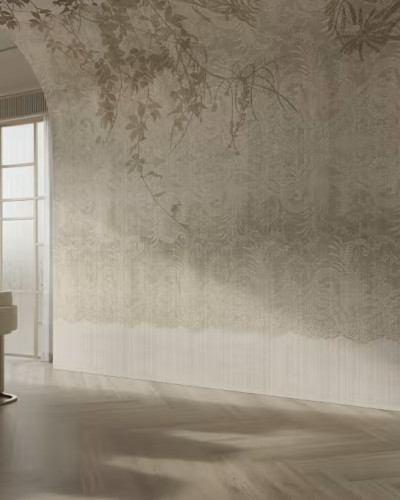 Marguerite tapet cu design modern si nuante delicate de gri