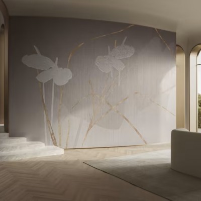 Tapet floral elegant 