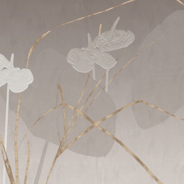 Tapet floral elegant 