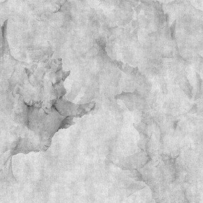 Wallpaper abstract cu design minimalist, in tonuri de gri, cu textura de scoici