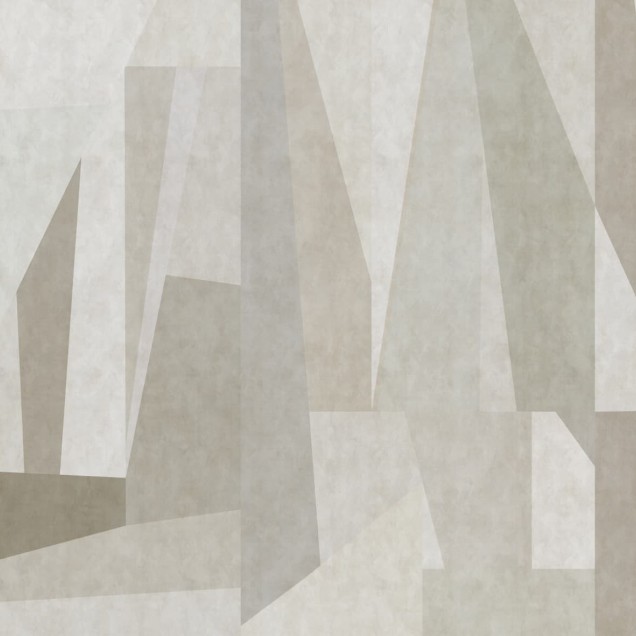 Tapet cu design geometric minimalist în nuanțe de gri