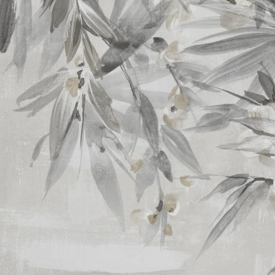 Fototapet Sicilienne, Variant 2 cu flori delicate gri si bej