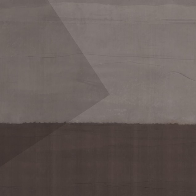 Tapet modern cu design abstract in nuante de gri si maro. Wink, Variant 1.