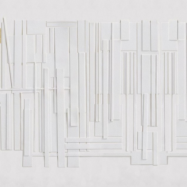 Tapet geometric minimalist cu design modern, tonuri neutre, perfect pentru sufragerie, dormitor sau birou