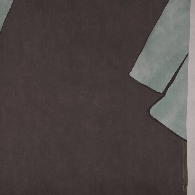 Wallpaper abstract cu nuanțe de gri, verde și maro