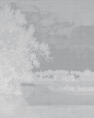 Tapet Dover Variant 2 cu design minimalist si elegant, cu un peisaj abstract in nuante de gri