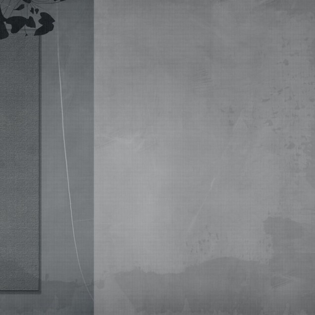 Tapet minimalist cu un cerc gri cu textură marmureală și accente aurii.