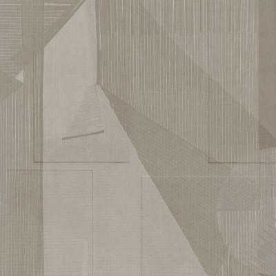 Tapet cu design geometric abstract, tonuri neutre, culori delicate, linii subtile