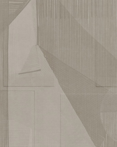 Tapet cu design geometric abstract, tonuri neutre, culori delicate, linii subtile