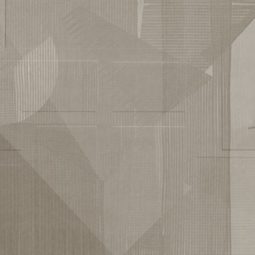 Tapet cu design geometric abstract, tonuri neutre, culori delicate, linii subtile