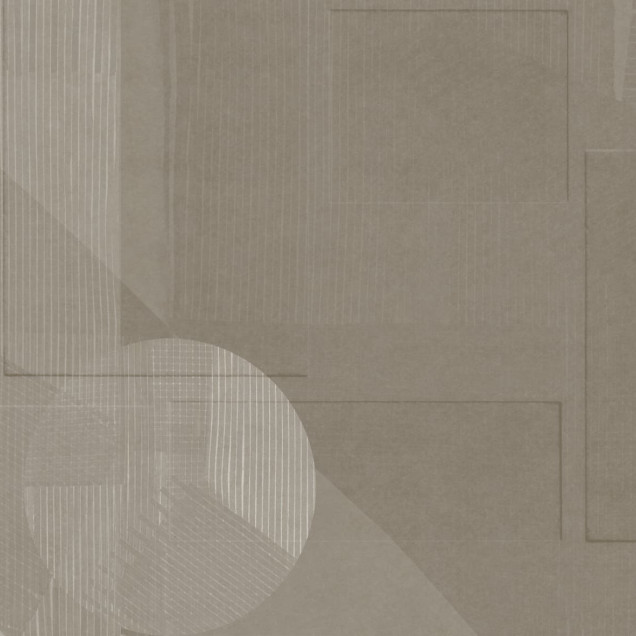 Tapet cu design geometric abstract, tonuri neutre, culori delicate, linii subtile