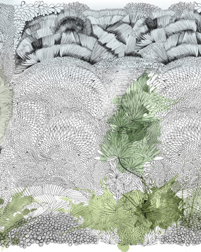 Tapet și Fototapet Glamora GLM-GLF81. Conține culorile: Verde, Verde Pastel, Verde, Verde Crom