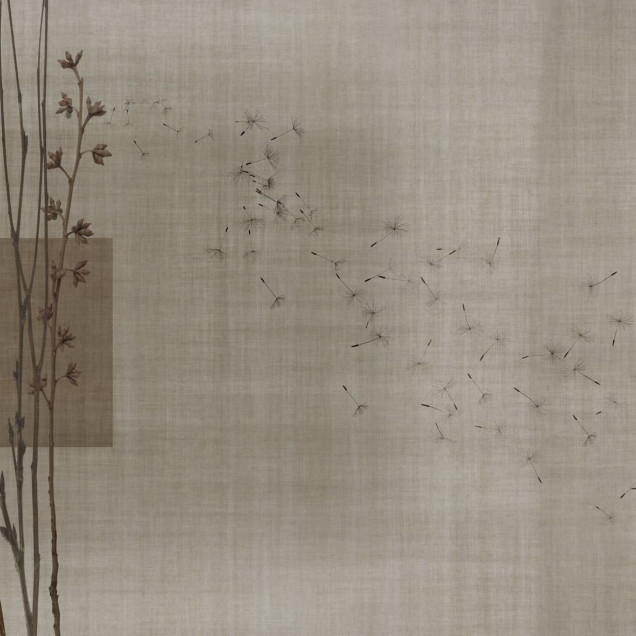 Tapet floral cu design delicat