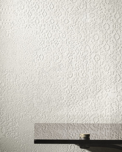 Tapet texturat alb cu design subtil